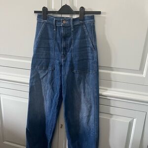 MOTHER Women's Blue Flare Jeans